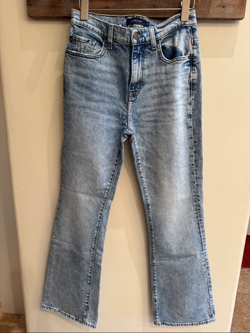 Johnny Was Vintage Light Blue Flare Jeans
